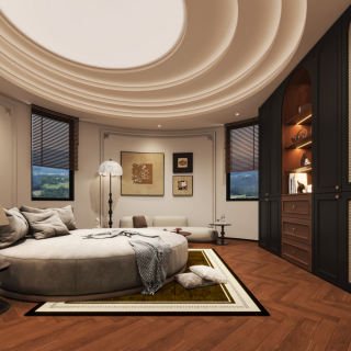 改图城堡卧室特写