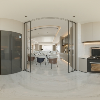 现代轻奢1F厨房