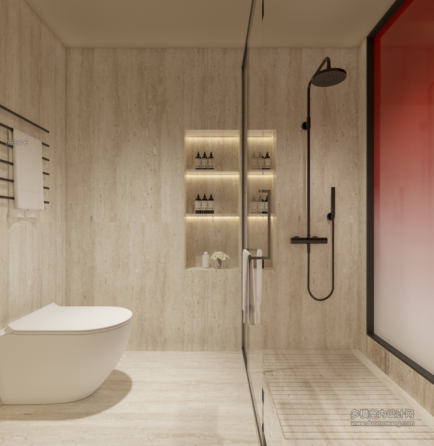 诧寂酒店客房卫生间单张2