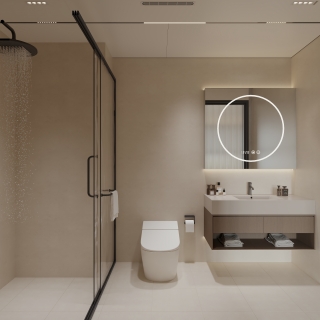 现代 次卧2 卫生间 单张