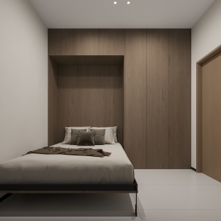 现代负一客房静态