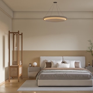 奶油风卧室单张