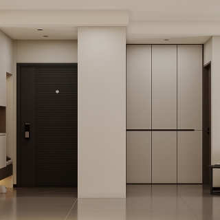 客厅沙发墙特写