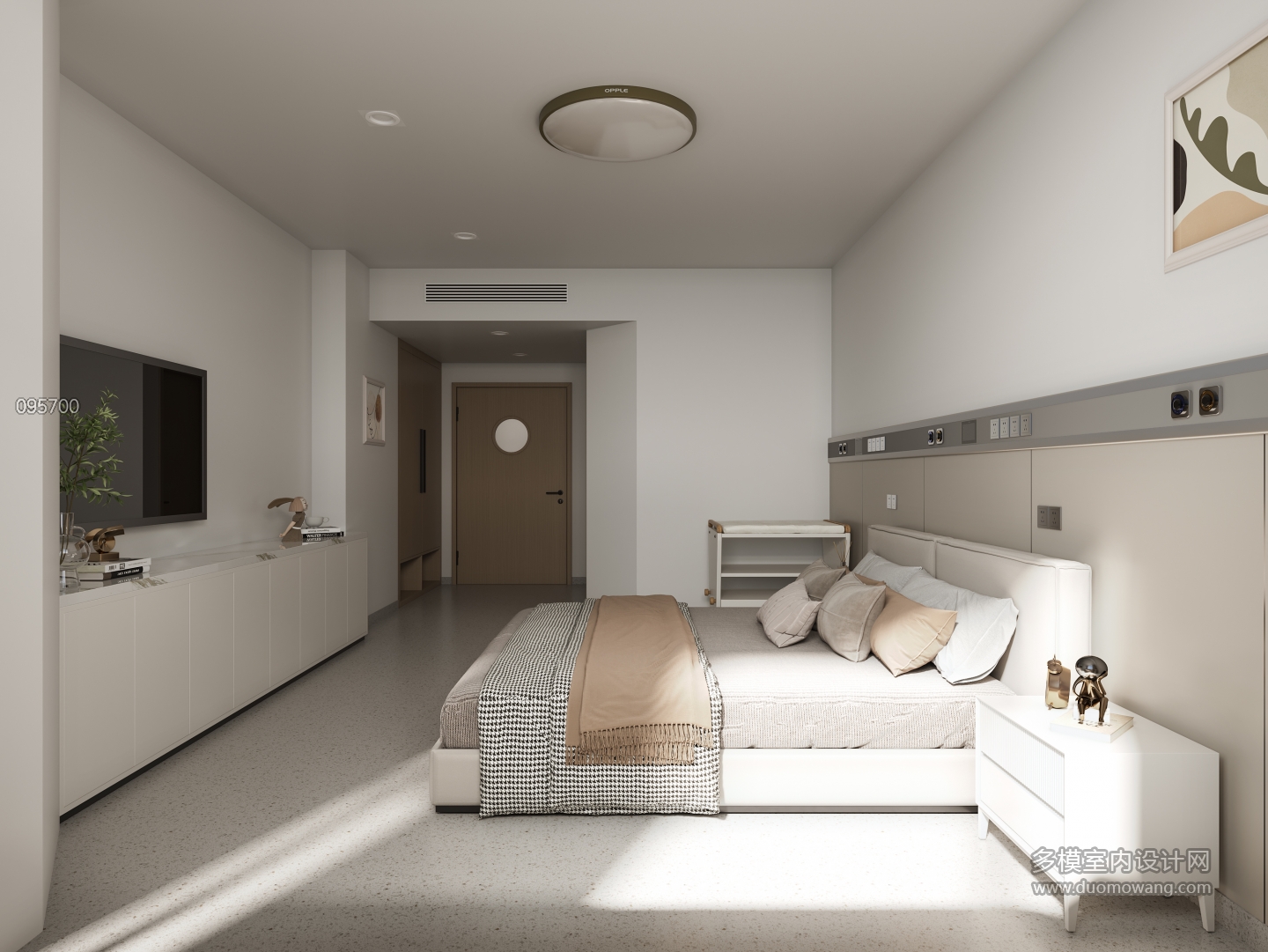 现代月子中心房间