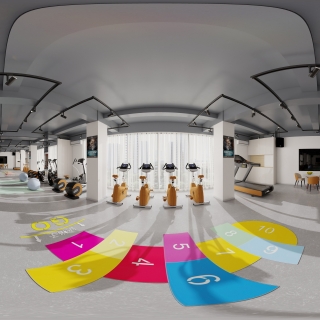 工装现代--健身房