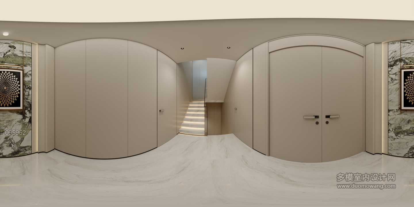 现代轻奢楼梯玄关