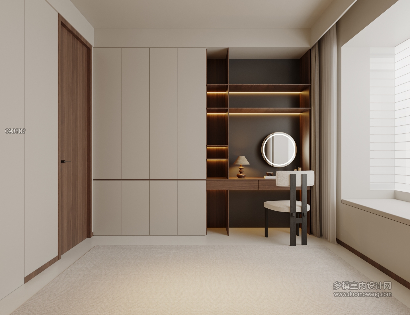 1楼主卧室静态2