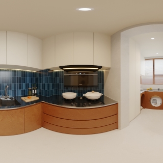 日式厨房全景小图