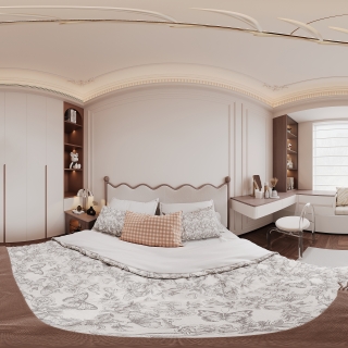 法式女孩房全景