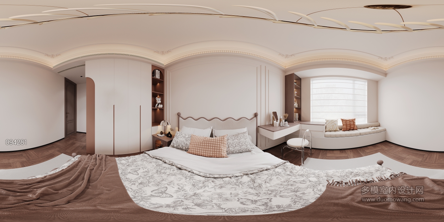 法式女孩房全景