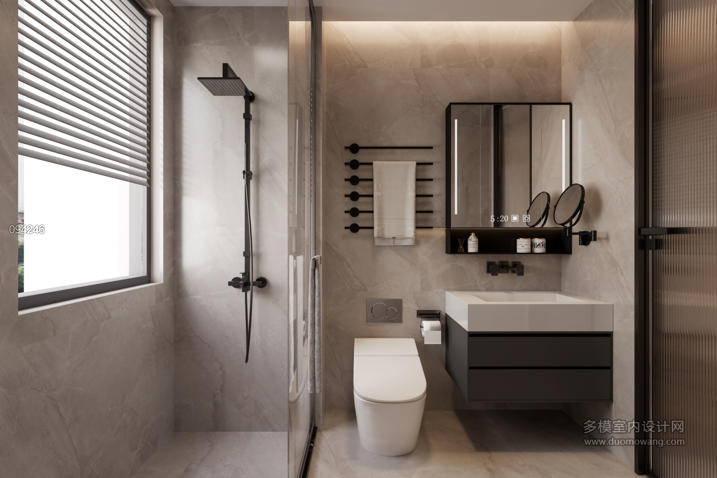 意式老人房卫生间