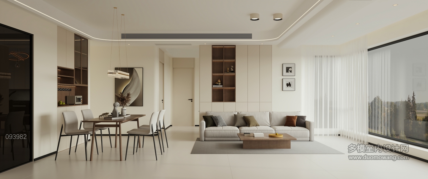 现代 客餐厅 单张1