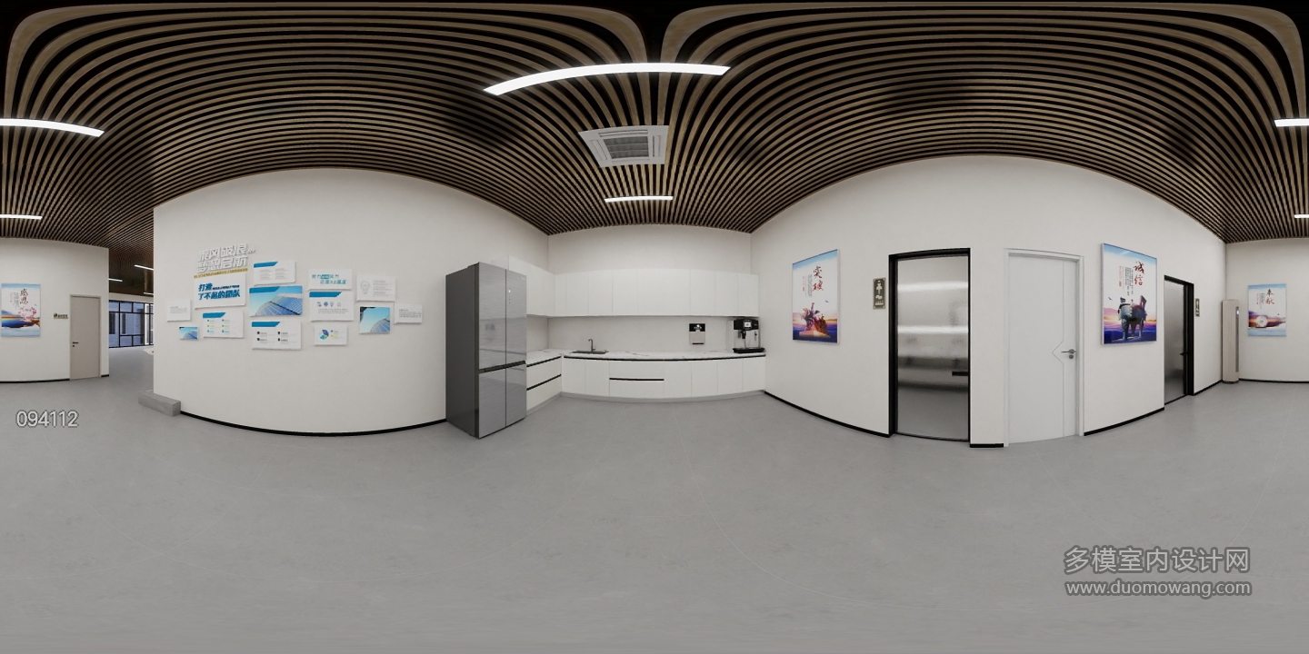 现代办公室接待区