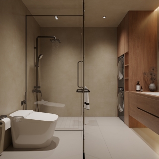 卧室_负二卫生间