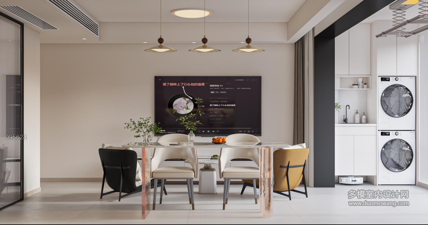 现代客餐厅单张一