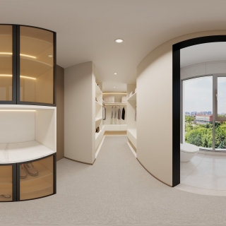 现代风格-衣帽间