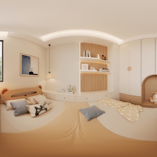 法式男孩房全景