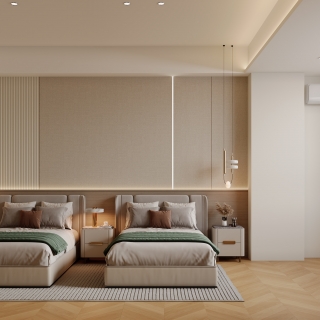 现代酒店客房静态2