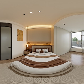 意式轻奢一层_一层长辈房