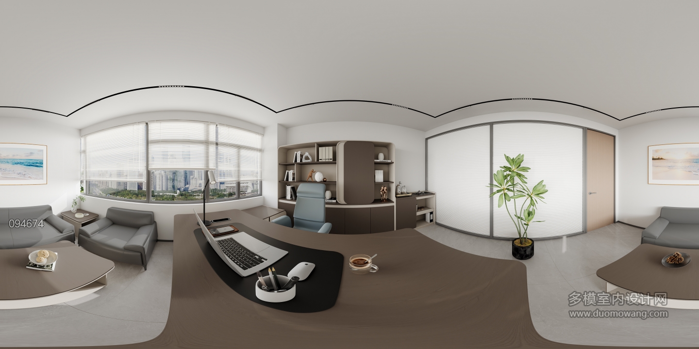 现代独立办公室全景