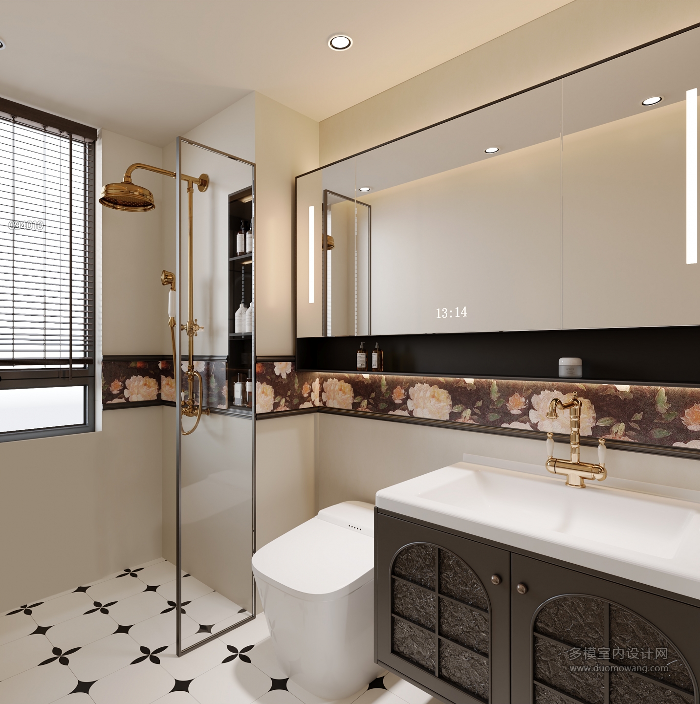 法式奶油主卫静态