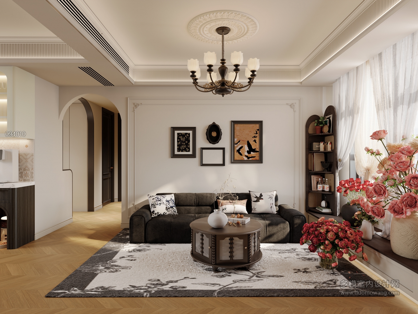 法式中古沙发墙