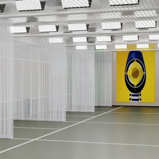 现代风格-匹克球场2（单张）