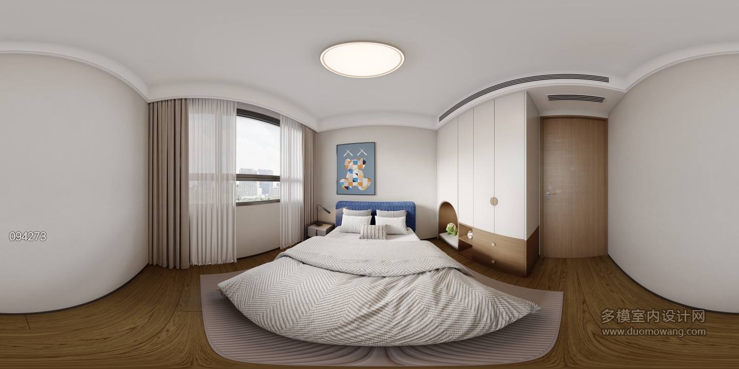 意式2楼次卧全景