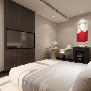 现代酒店套房客房2a