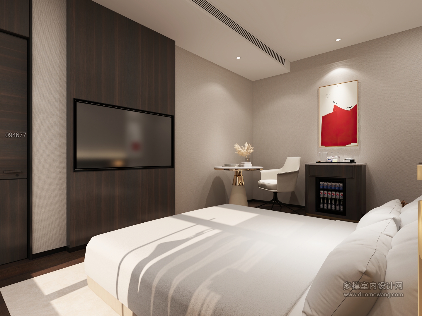 现代酒店套房客房2a