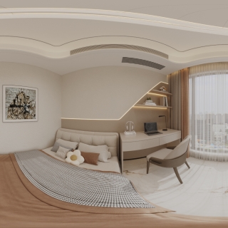 现代2楼次卧1全景