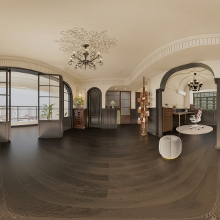 法式复古客餐厅-全景