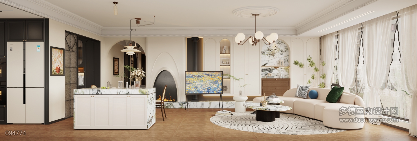 3法式中古风电视面