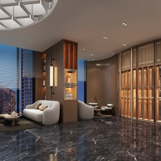 现代酒店餐饮区