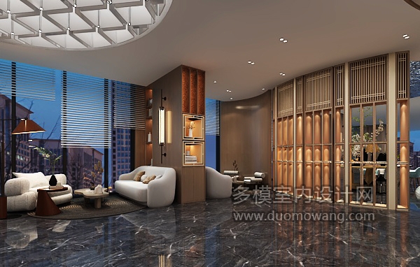 现代酒店餐饮区