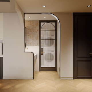 法式中古卫生间干区