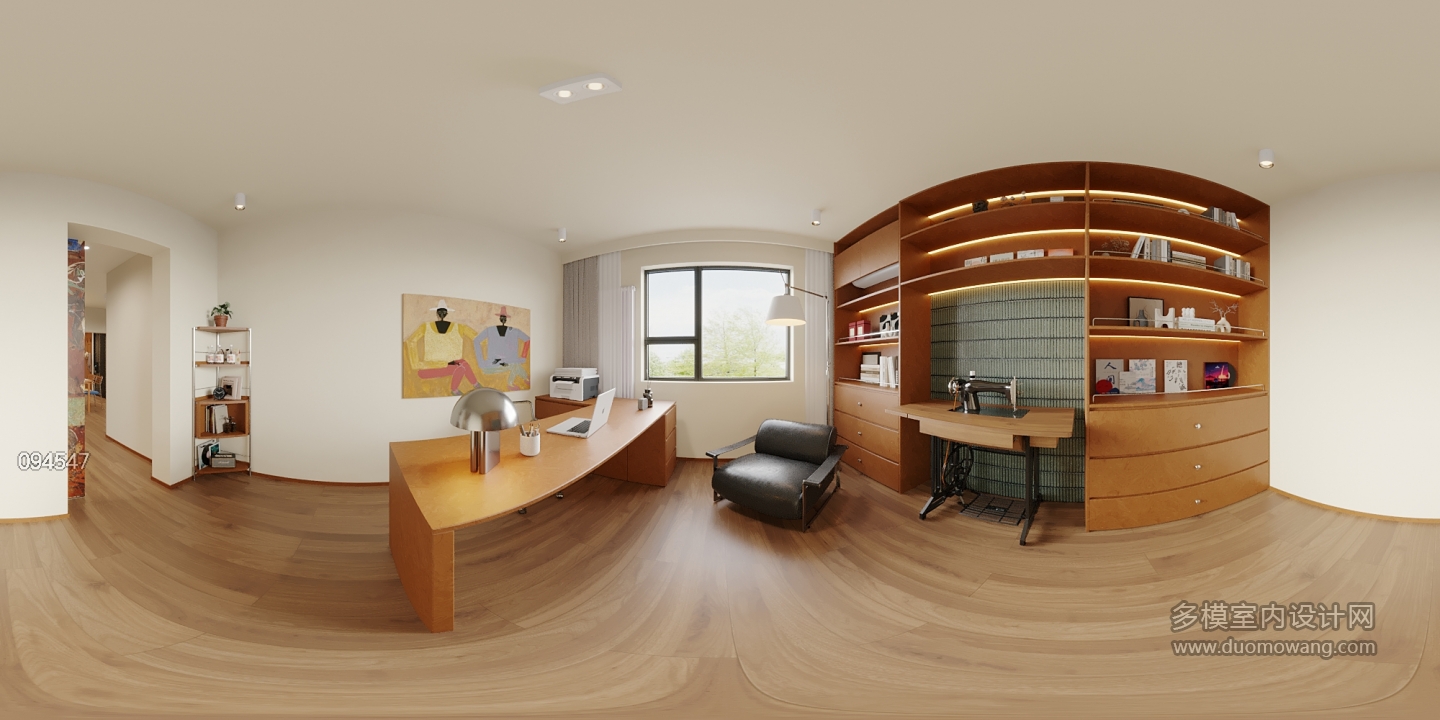 日式书房全景小图