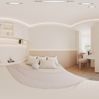 法式女孩房全景