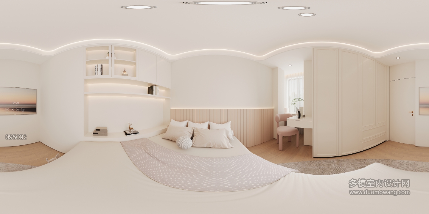 法式女孩房全景