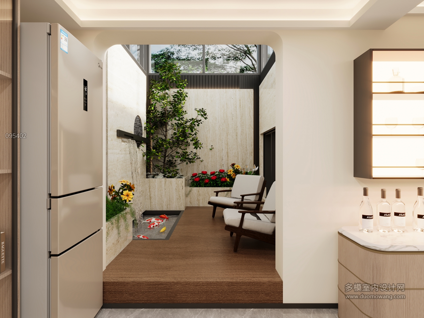 现代地下室景观