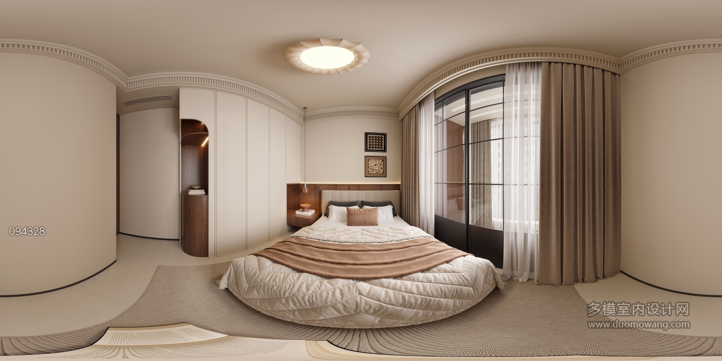 法式中古次卧全景_0000