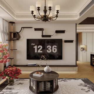 法式中古电视墙