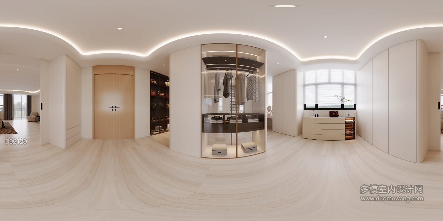 现代主卧衣帽间