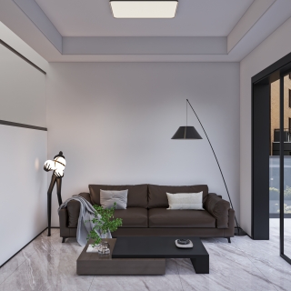 现代别墅二楼休闲区单张