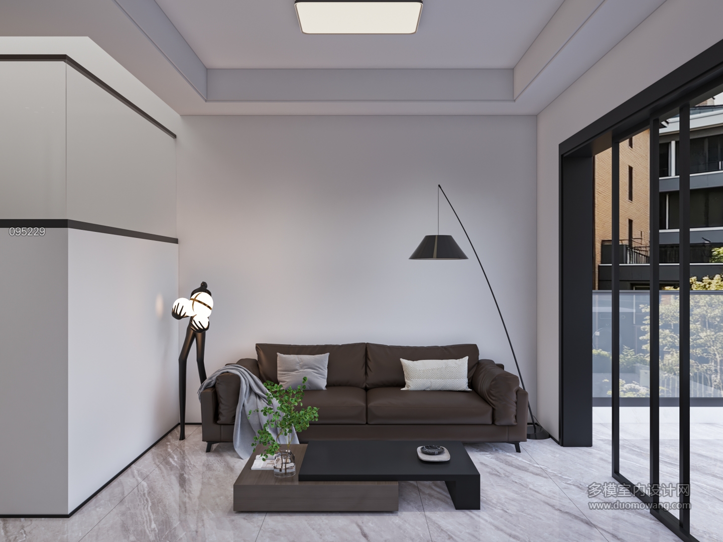 现代别墅二楼休闲区单张