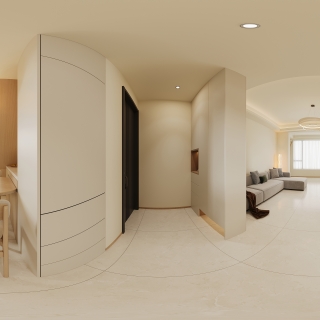 现代客餐厅全景