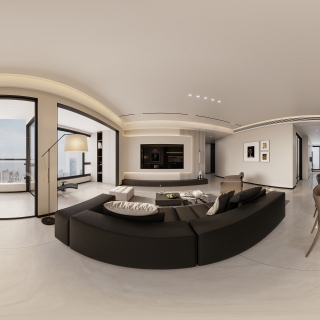 现代客餐厅-全景