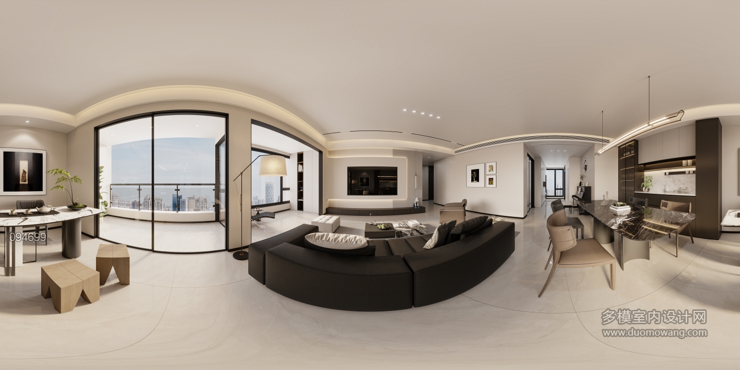 现代客餐厅-全景