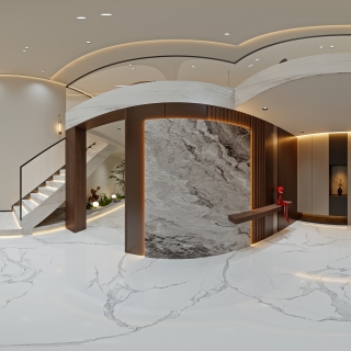 意式轻奢负一_负一层玄关