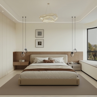 现代 主卧 单张